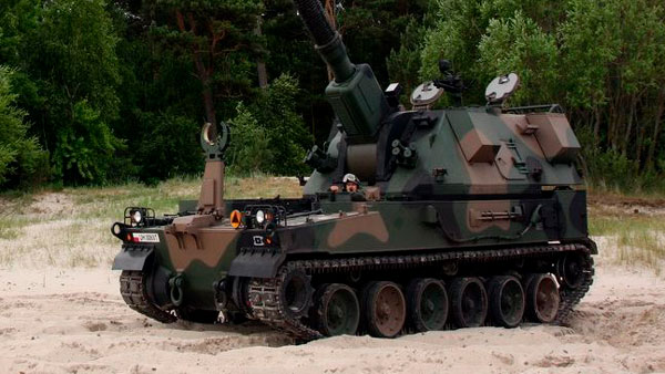 На Украине уничтожили первую польскую самоходную гаубицу «Краб»