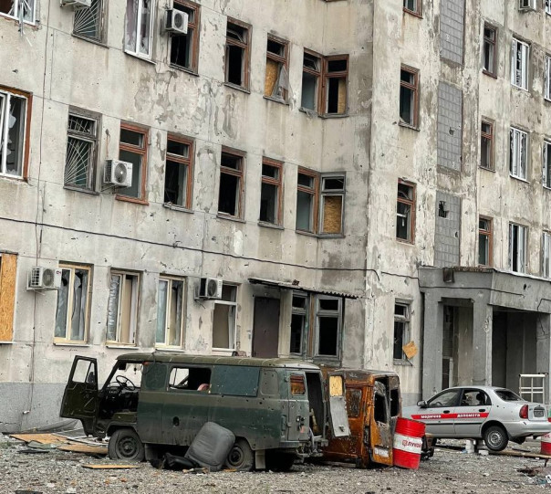 Укрофашисты практически полностью уничтожили северодонецкую городскую больницу