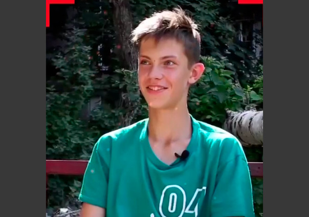 Самый юный волонтёр из Мариуполя получил медаль "За отвагу"