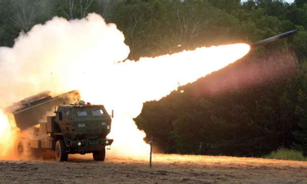 Украинские войска обстреляли Стаханов из HIMARS