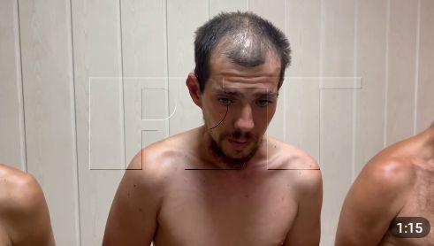 Первые пленные из посёлка Пески