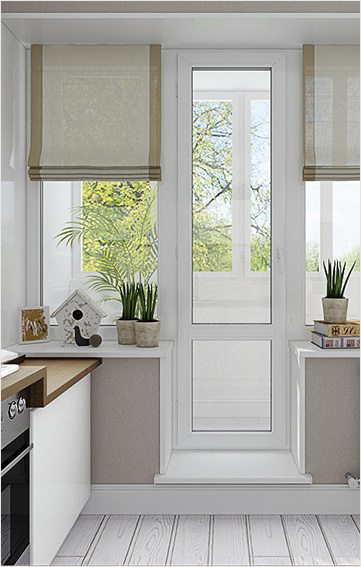 Преимущества пластиковых балконных дверей