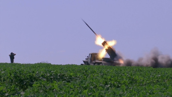 По Горловке выпустили 40 снарядов из РСЗО "Град" | Сводка НМ ДНР