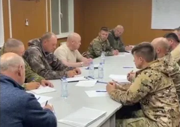 Евгений Пригожин на работе