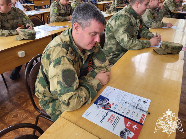 В Иванове росгвардейцы написали «Диктант Победы»