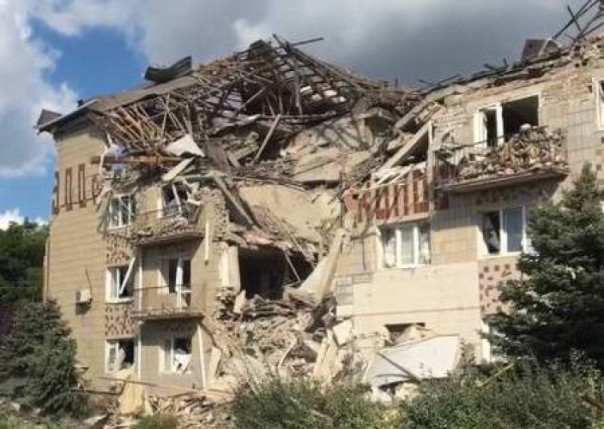 Укронацисты нанесли ракетный удар по гостинице в городе Алёшки под Херсоном