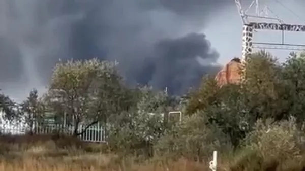 На аэродроме в Севастополе самолет выкатился за пределы ВПП и загорелся