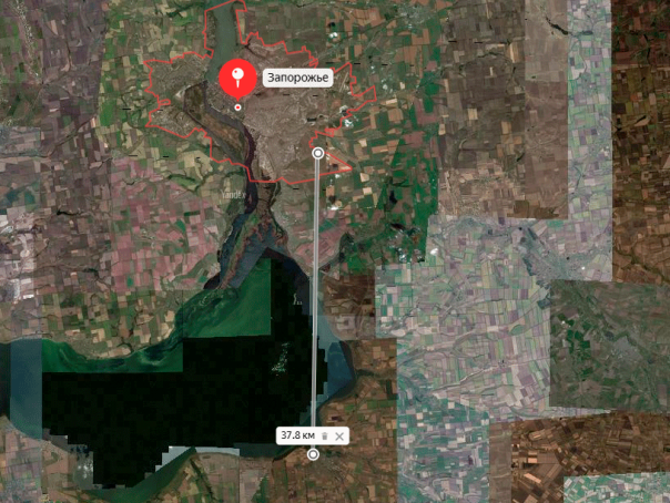 До фронта у Васильевки больше 37 км