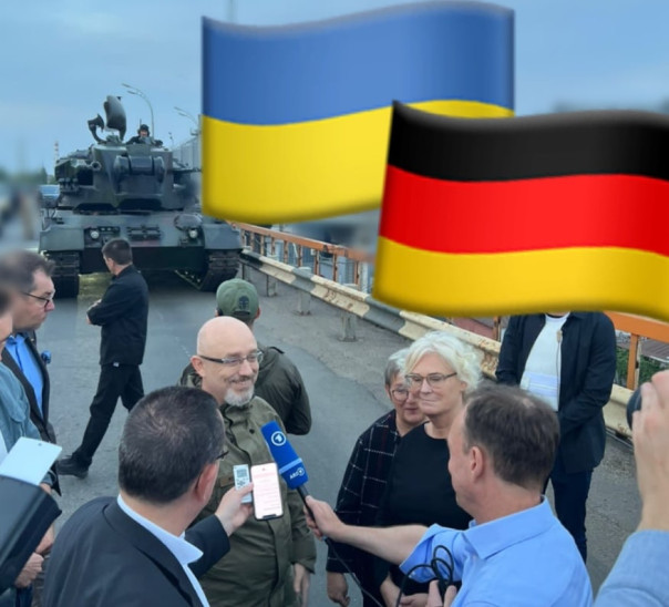 Министр обороны Германии Ламбрехт неожиданно прибыла в Одессу