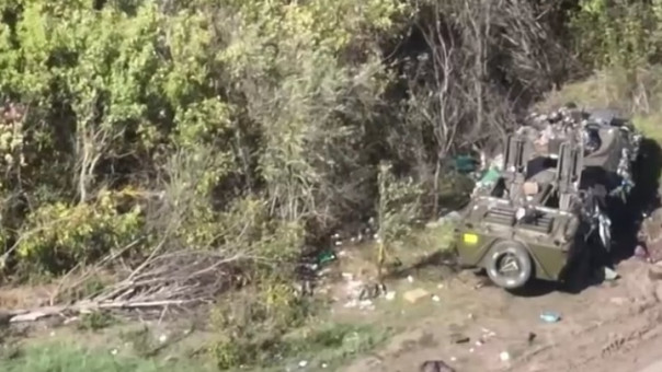 Десантники и дроны разгромили замаскированную колонну ВСУ
