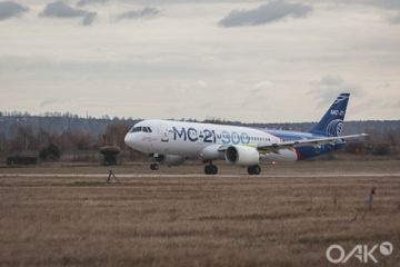 Опытный образец МС-21 с российскими двигателями успешно совершил длительный перелёт