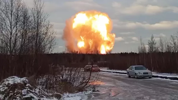 В Ленинградской области прогремел взрыв на газопроводе
