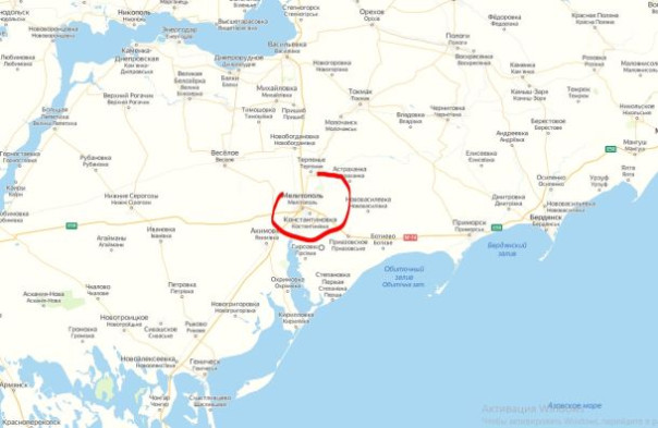 В Мелитополе подорван пролет моста, через который идет "сухопутная дорога" на Крым.