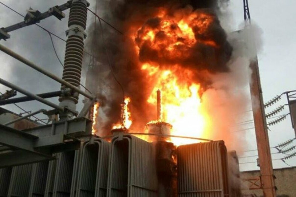 В Одессе полыхает электроподстанция в Усатово