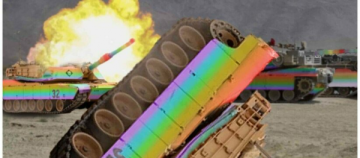 Тут таких сильно не любят: ВС РФ за секунды уничтожили на Украине американские танки Abrams с символикой ЛГБТ