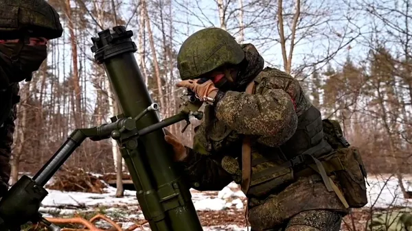 Российские десантники поразили из минометов пехоту противника в ЛНР