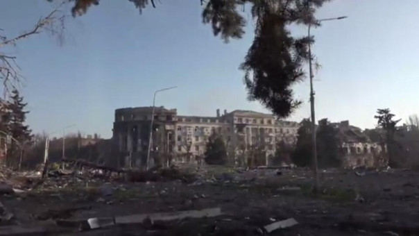 Укрофашисты взорвали администрацию Артемовска перед отступлением