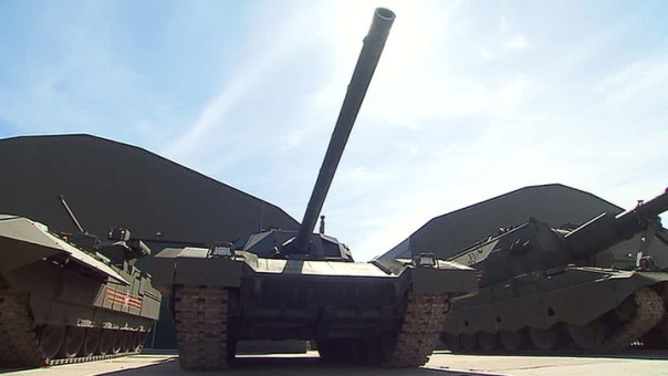 Танки "Армата" прибыли в зону проведения спецоперации