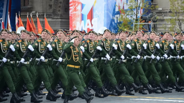 Парад Победы на Красной площади в Москве