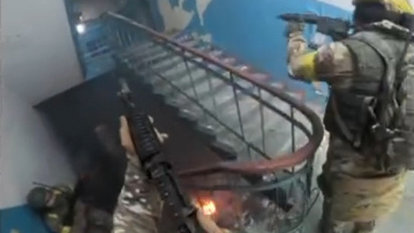 Укрофашист снял на камеру свою смерть в Артемовске