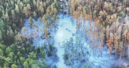 Едкие пары аммиака после взрыва ВСУ трубопровода «Тольятти-Одесса» захватывают все находящееся вокруг пространство