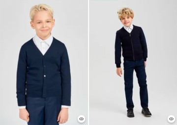 К началу учебного года: кардиганы для мальчиков в школу