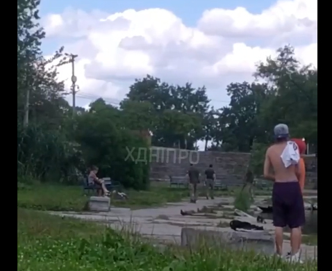 Видео жесткой мобилизации из Днепра.