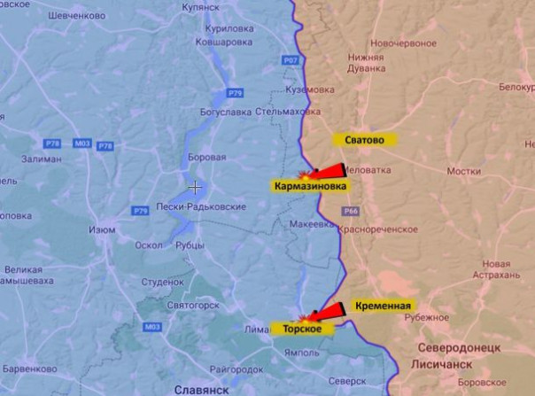 ВС РФ продвинулись на краснолиманском направлении