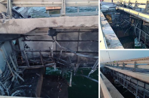 В парламенте Крыма заявили, что Крымский мост был атакован Украиной