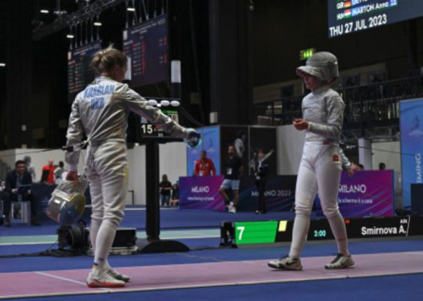 Украинскую саблистку Ольгу Харлан дисквалифицировали на чемпионате мира по фехтованию после отказа от рукопожатия с россиянкой