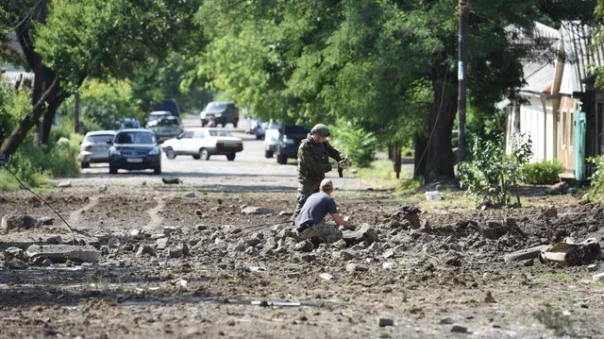 Укрофашисты обстреляли Донецк кассетными боеприпасами