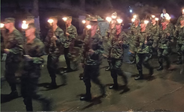 Бельцы, Молдавия: Факельные шествия