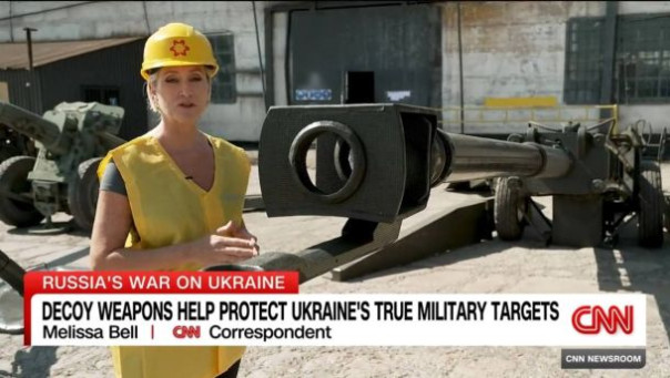 CNN показало репортаж oб используемых укрофашистами высококачественных макетов от горно-металлургической компании «Metinvest».