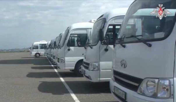 Российские миротворцы организовали эвакуацию мирного населения из Нагорного Карабаха