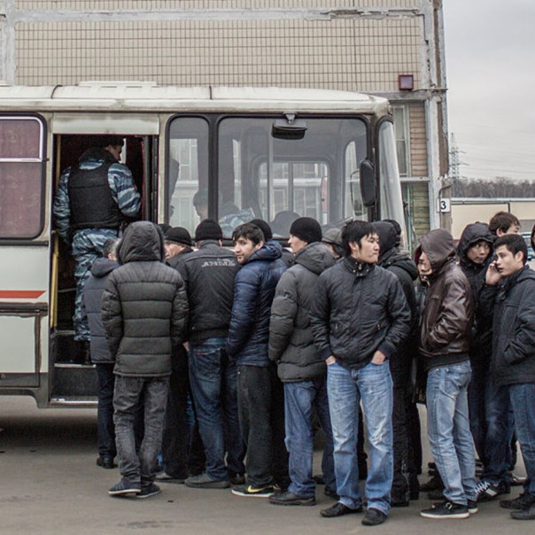 Массовые задержания мигрантов прошли в Подмосковье