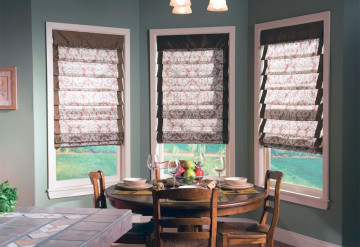 Римские шторы в интерьере квартиры