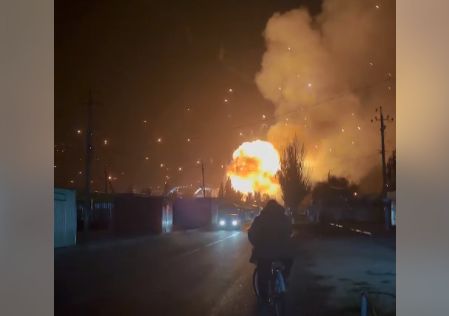 Мощный взрыв прогремел в поселке Седово под Новоазовском