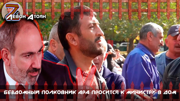 Бездомный полковник Ара просится к министру в дом