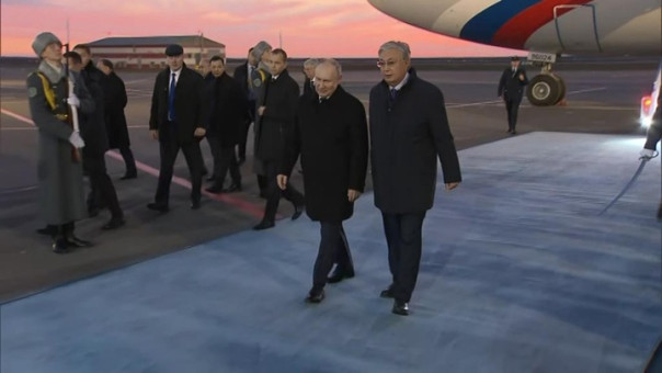 Путин прибыл в Астану с официальным визитом для встречи с президентом Казахстана