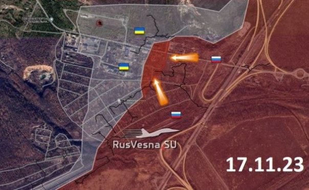 Штурм Авдеевки: Армия России продвигается в промзоне, вытесняя ВСУ