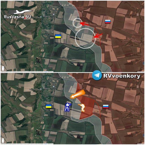 Армия России наступая у Лимана продвинулась с боями почти на 2 км