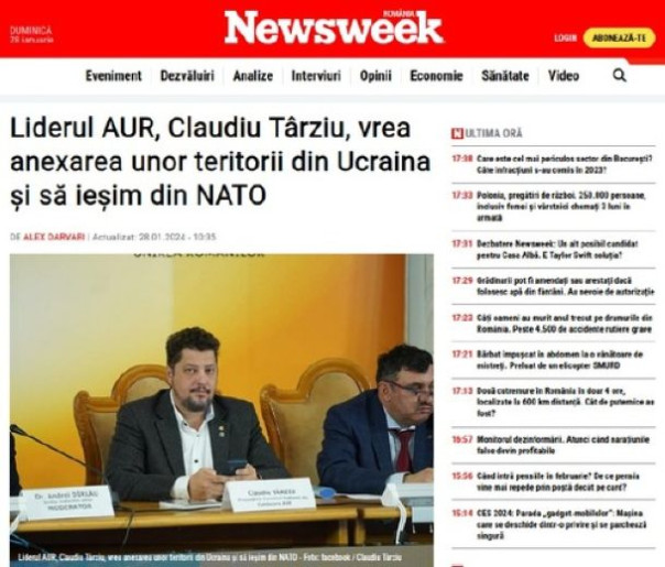 «Кучно пошли». Лидер популярной в Румынии партии призвал договариваться с Москвой о разделе Украины