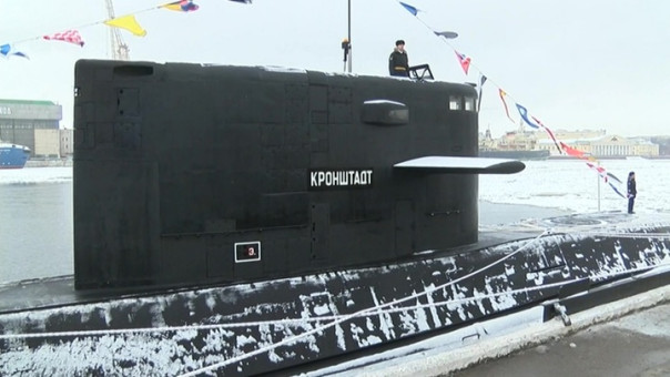 В Северодвинске прошла церемония вывода из эллинга атомного подводного крейсера «Князь Пожарский»