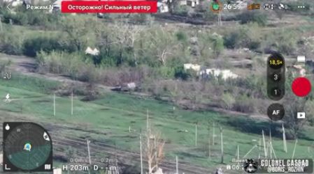 Российский танк «Царь-мангал» - покоритель Красногоровки