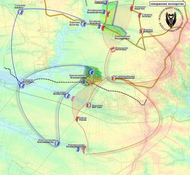 На Донецком фронте враг смещает оборону к Карловскому водохранилищу. В Запорожье пытается удержать нас от выхода к Орехову