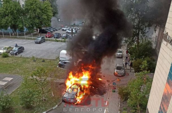 От бессильной злобы за наши успехи на всех направлениях, нацистское отребье снова обстреляло Белгород.