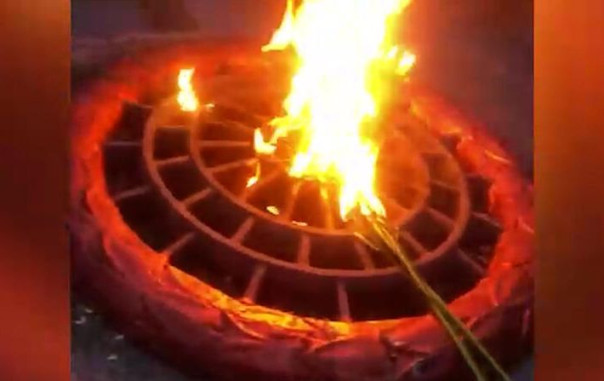 Подозреваемого в сожжении цветов на Вечном огне задержали в Запорожской области