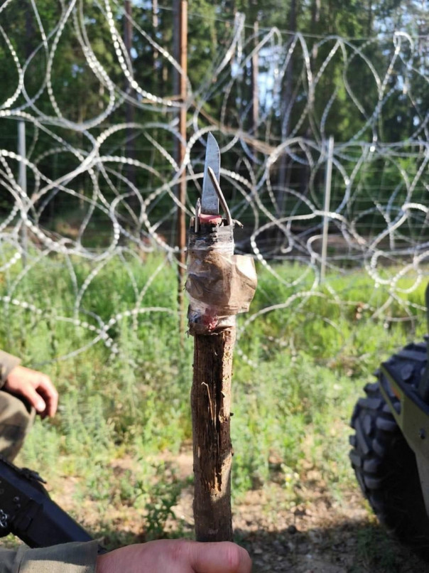 На границе с Беларусью польского пограничника убили "копьём" мигранты
