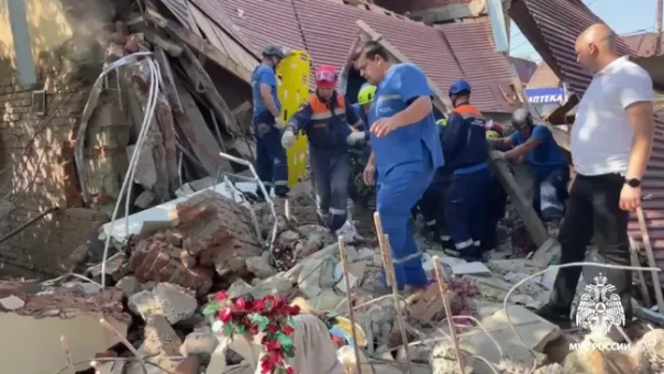 В ТЦ в краснодарском Апшеронске взорвался газ