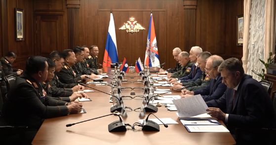 Министр обороны РФ провел переговоры с главами иностранных делегаций в рамках МВТФ «АРМИЯ-2024»